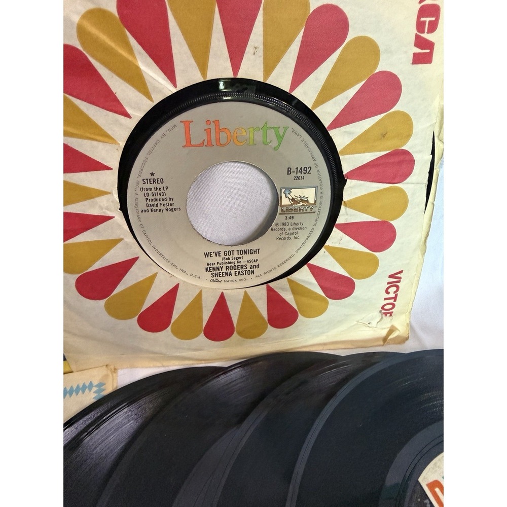 VTG Various Country Artists 45 Kenny Rogers Conway Twitty Waylon Jennings Lot 12 - Picture 3 of 9